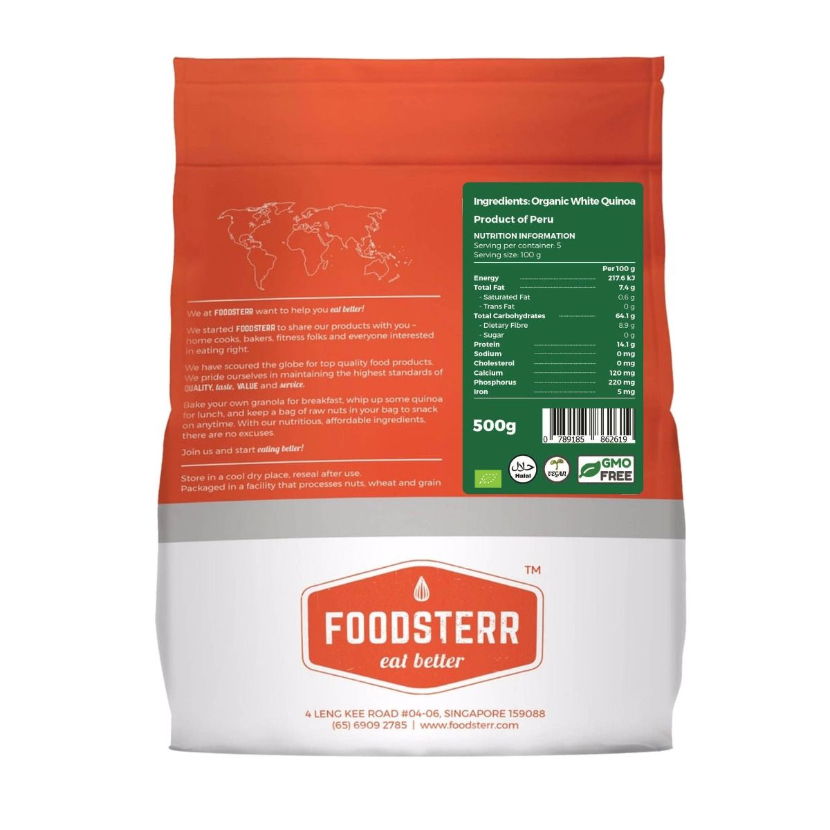 Organic White Quinoa - Foodsterr PTE LTD