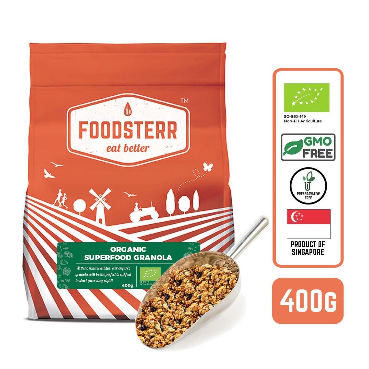 Organic Superfood Granola - Foodsterr PTE LTD