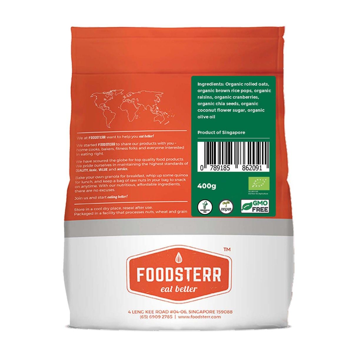 Organic Superfood Granola - Foodsterr PTE LTD