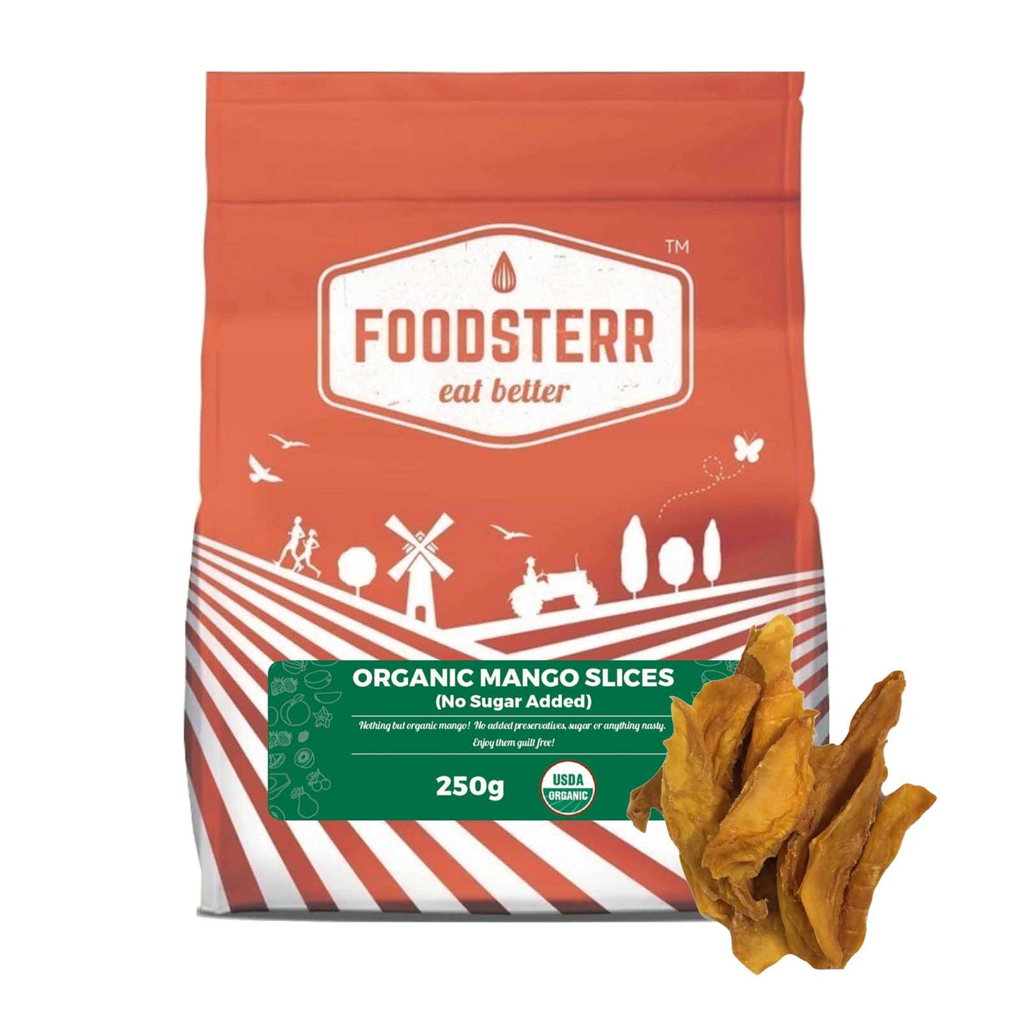 Organic Mango Slices (No Sugar Added) - Foodsterr PTE LTD