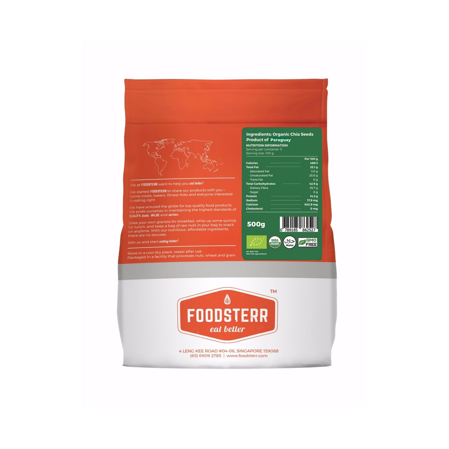 Organic Chia Seeds - Foodsterr PTE LTD