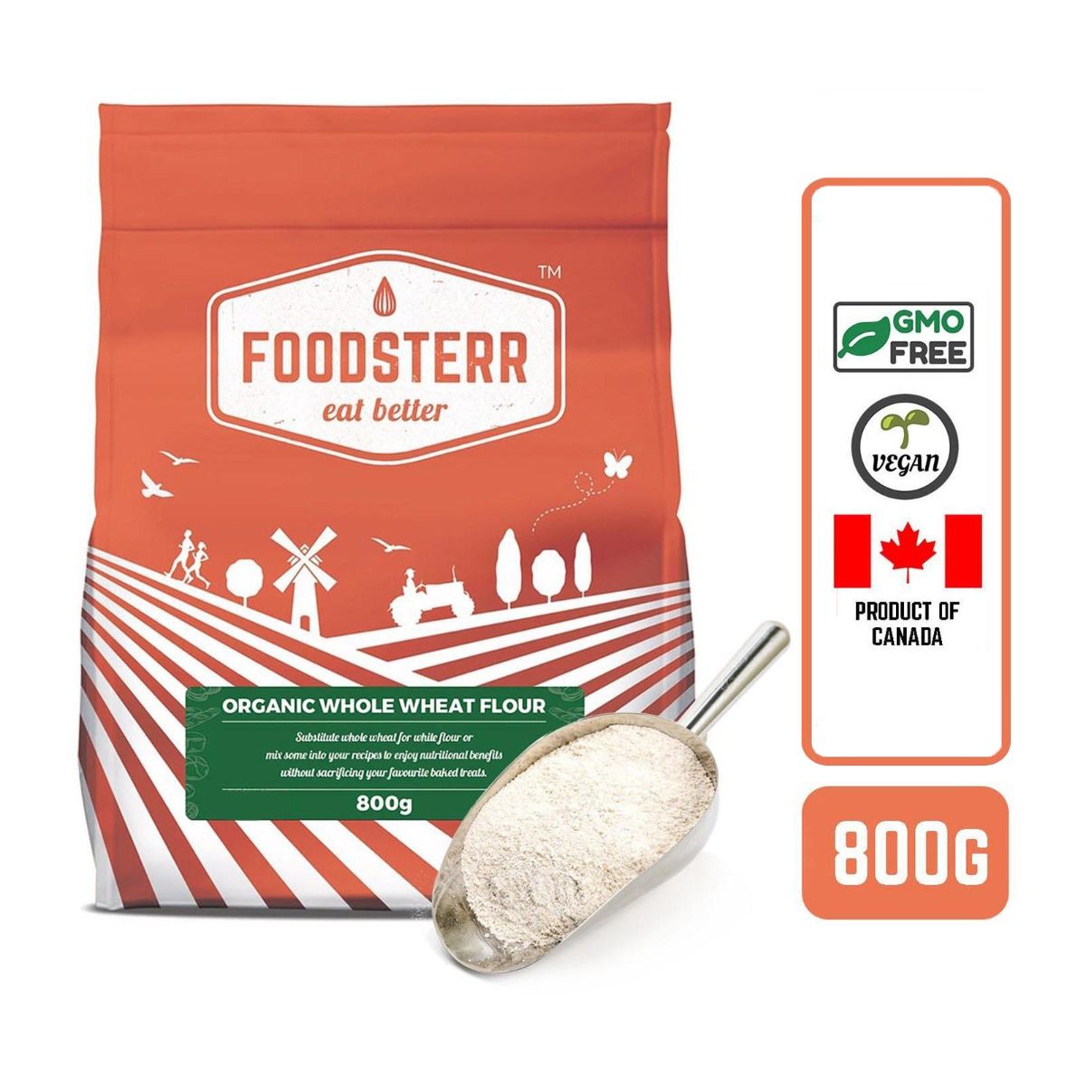 Organic Whole Wheat Flour - Foodsterr PTE LTD