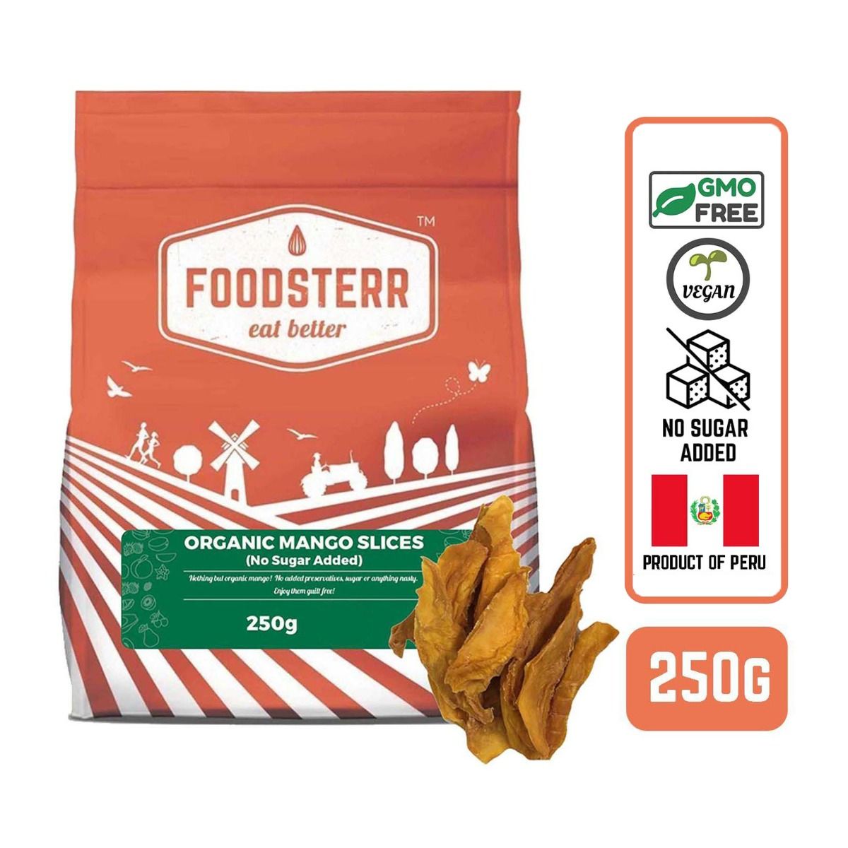 Organic Mango Slices (No Sugar Added) - Foodsterr PTE LTD
