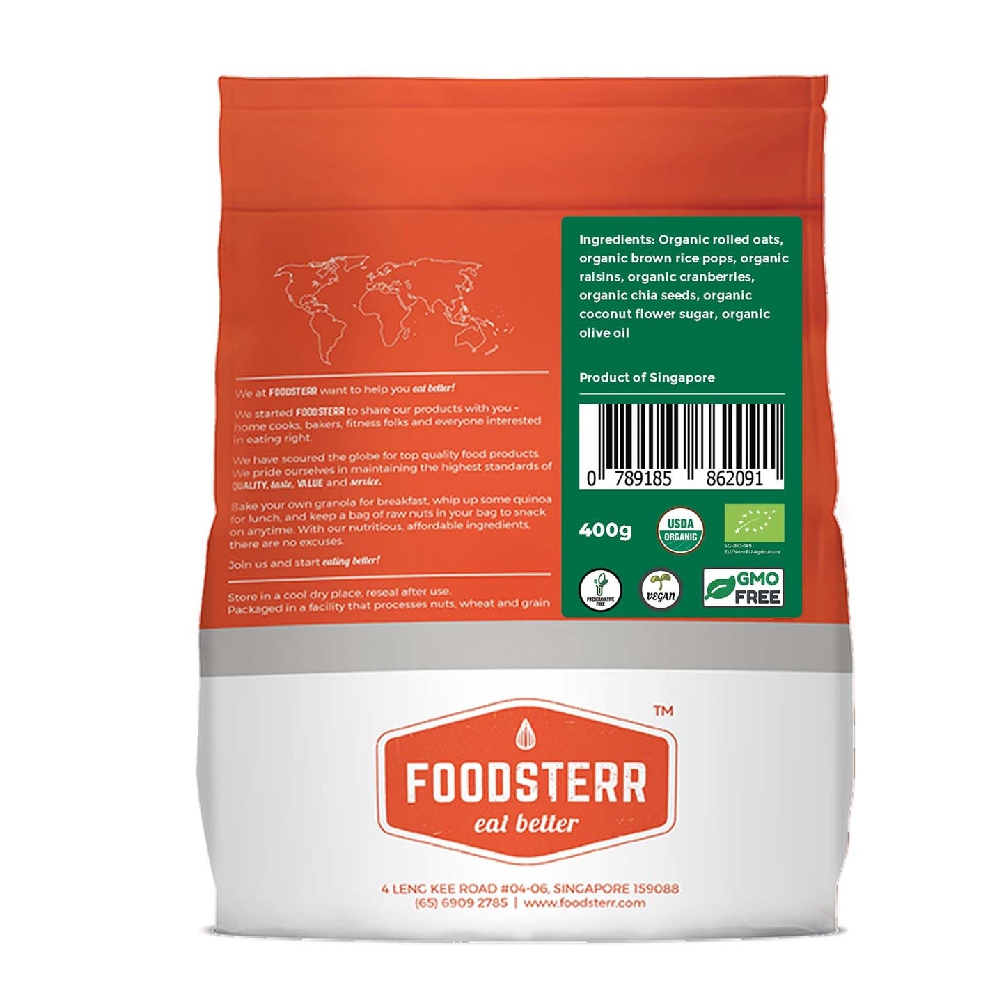 Organic Superfood Granola - Foodsterr PTE LTD