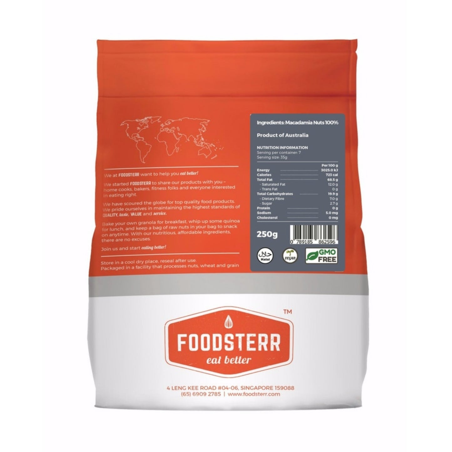 Macadamias Nuts - Foodsterr PTE LTD