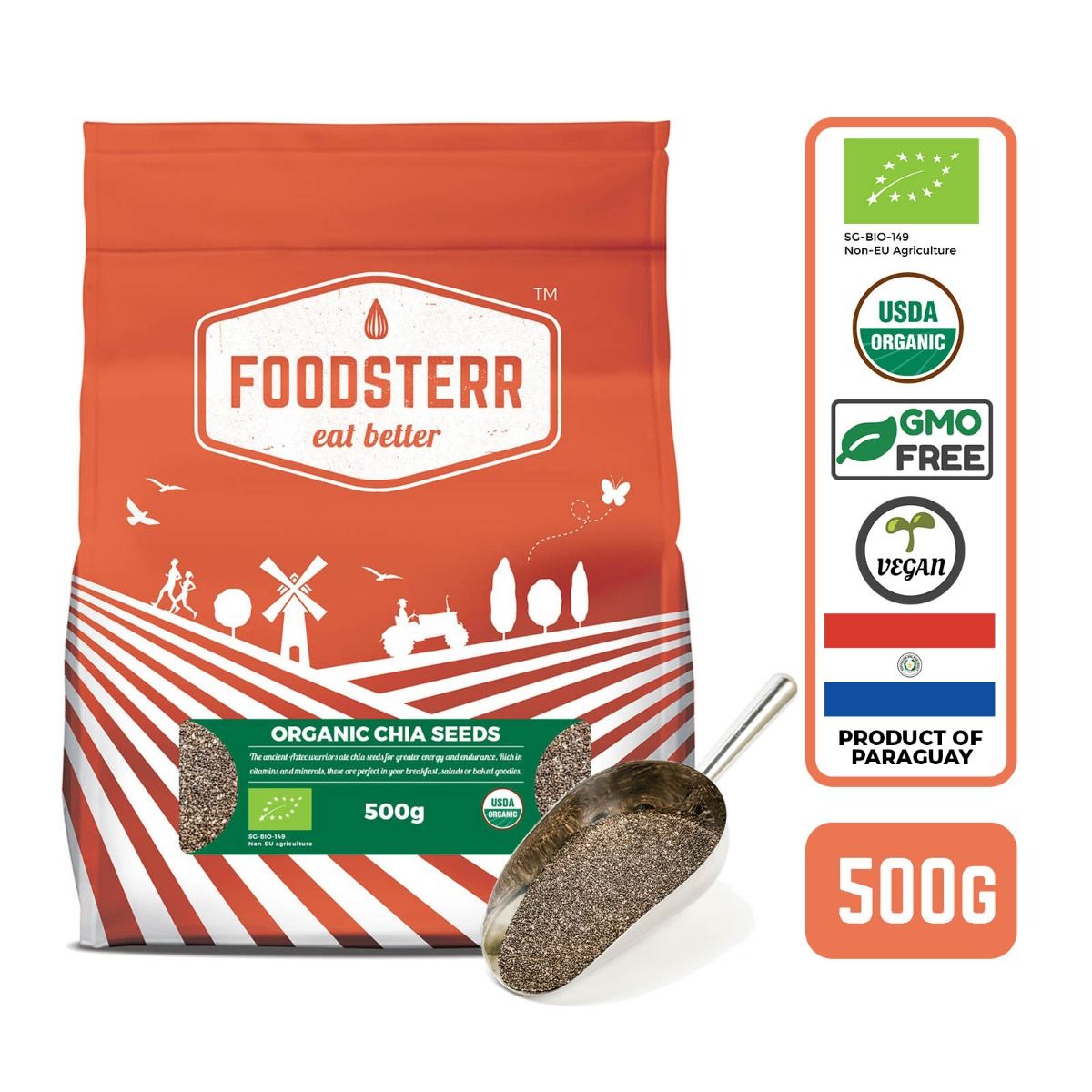 Organic Chia Seeds - Foodsterr PTE LTD