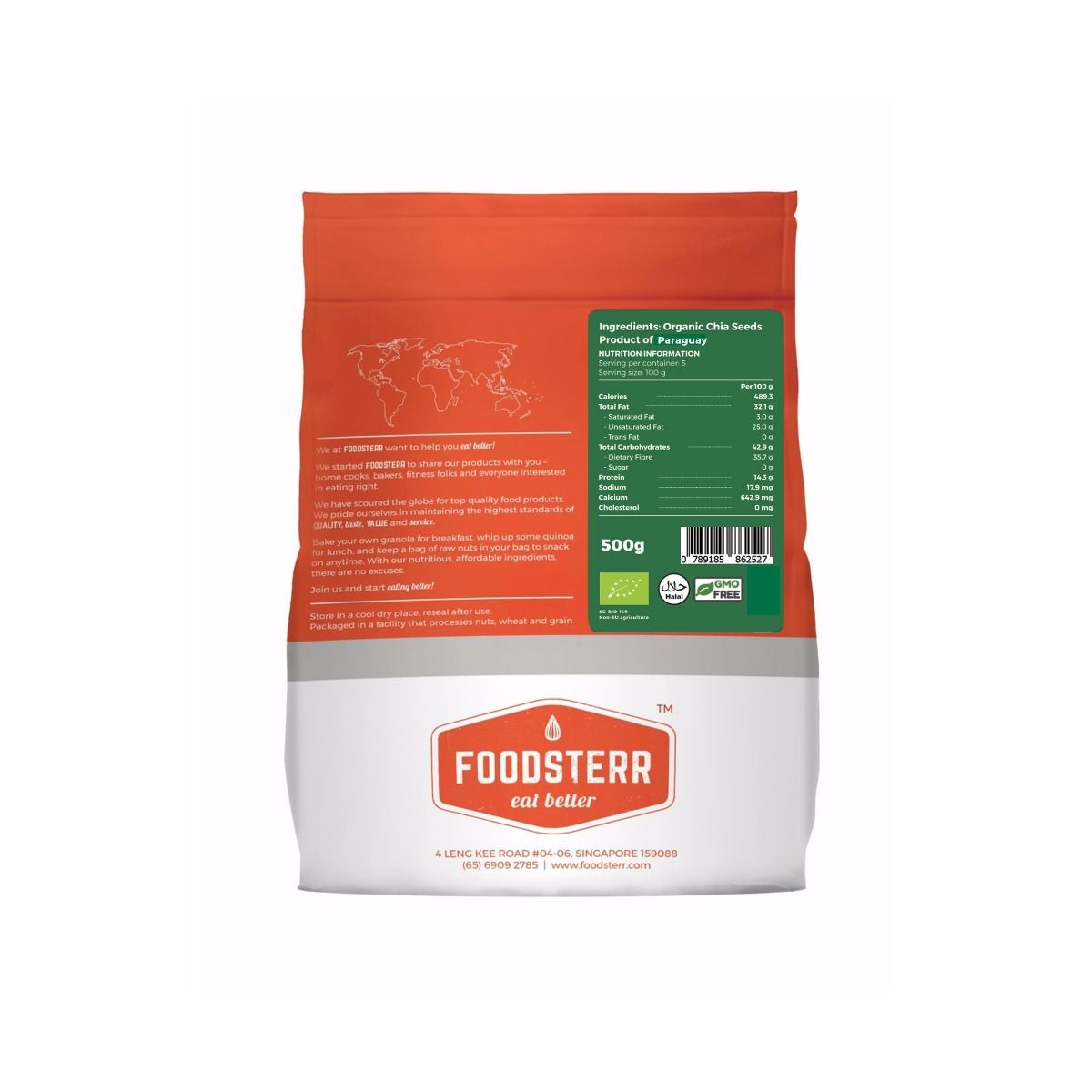 Organic Chia Seeds - Foodsterr PTE LTD