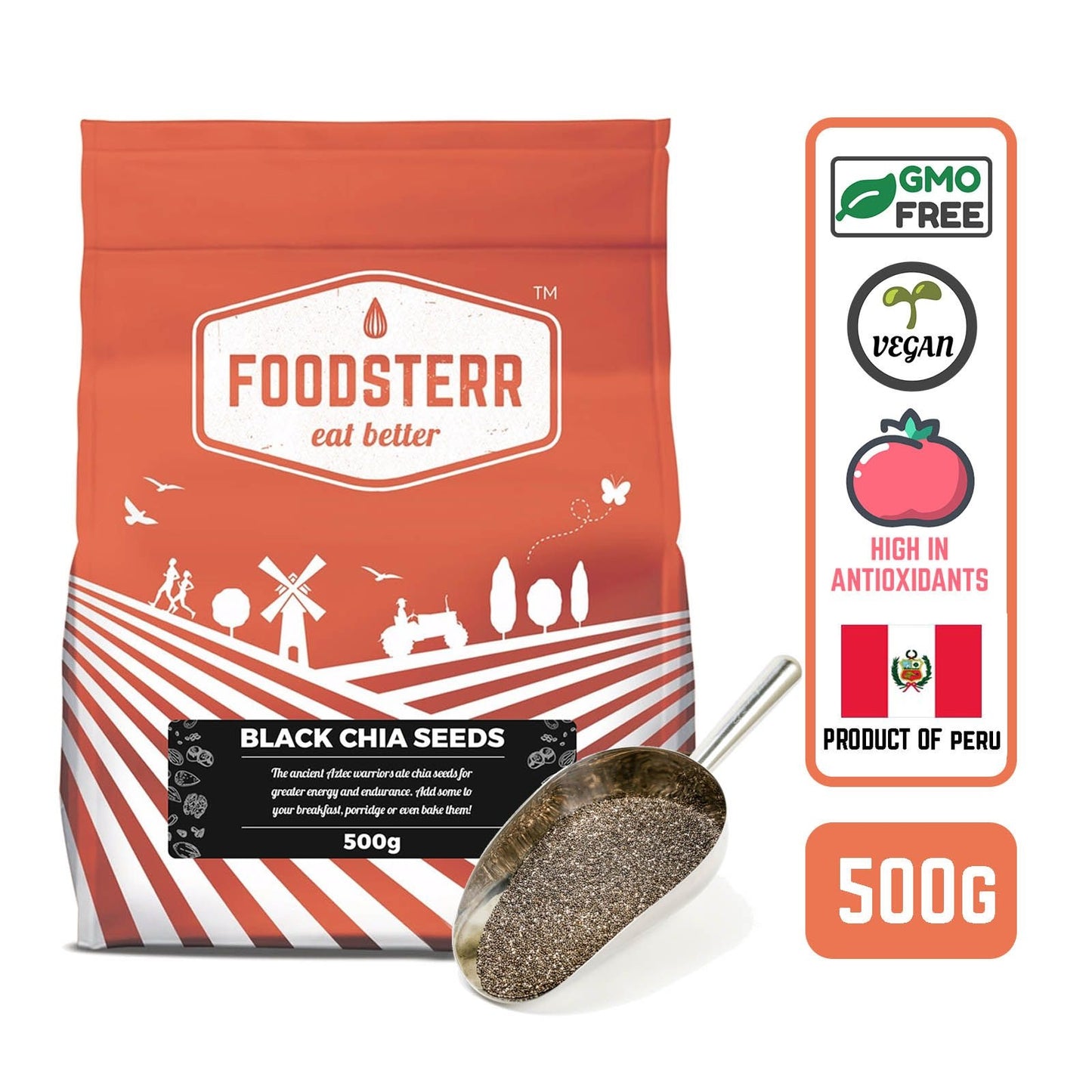 Black Chia Seeds - Foodsterr PTE LTD