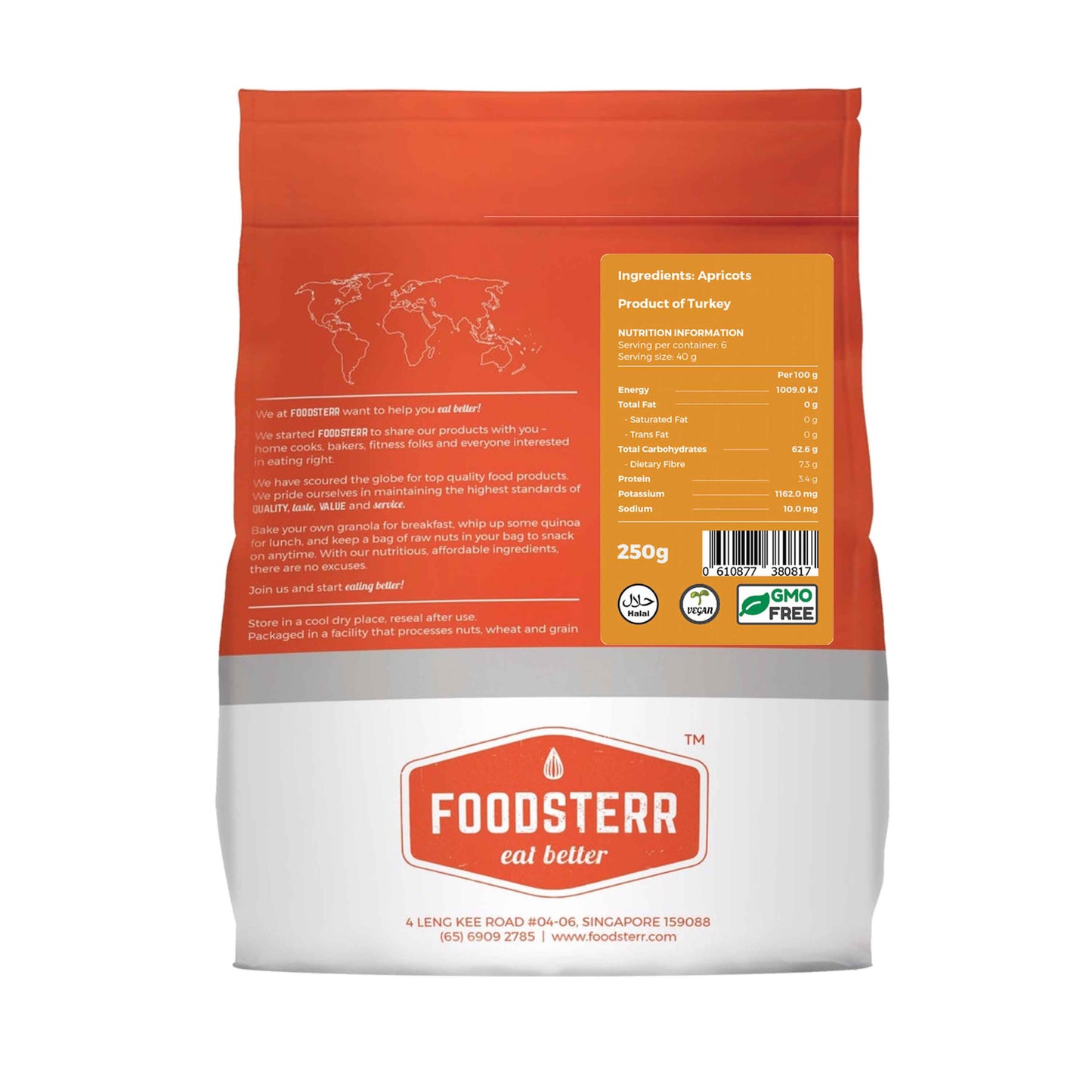 Natural Apricots - Foodsterr PTE LTD