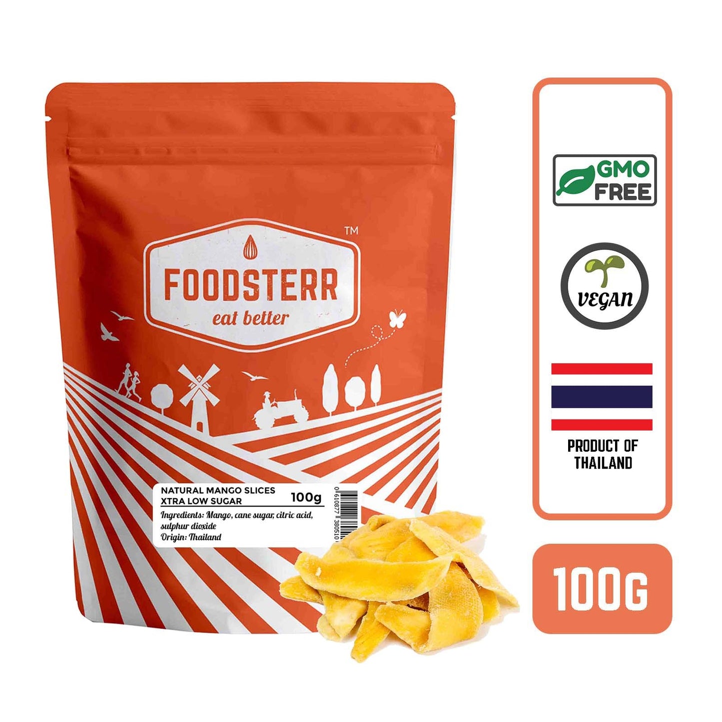 Natural Mango Slices - Low Sugar - Foodsterr PTE LTD