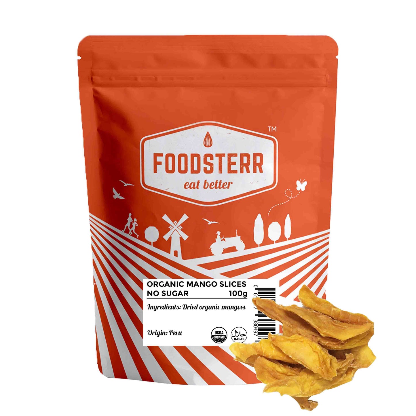Organic Dried Mango (No Added Sugar) - Foodsterr PTE LTD