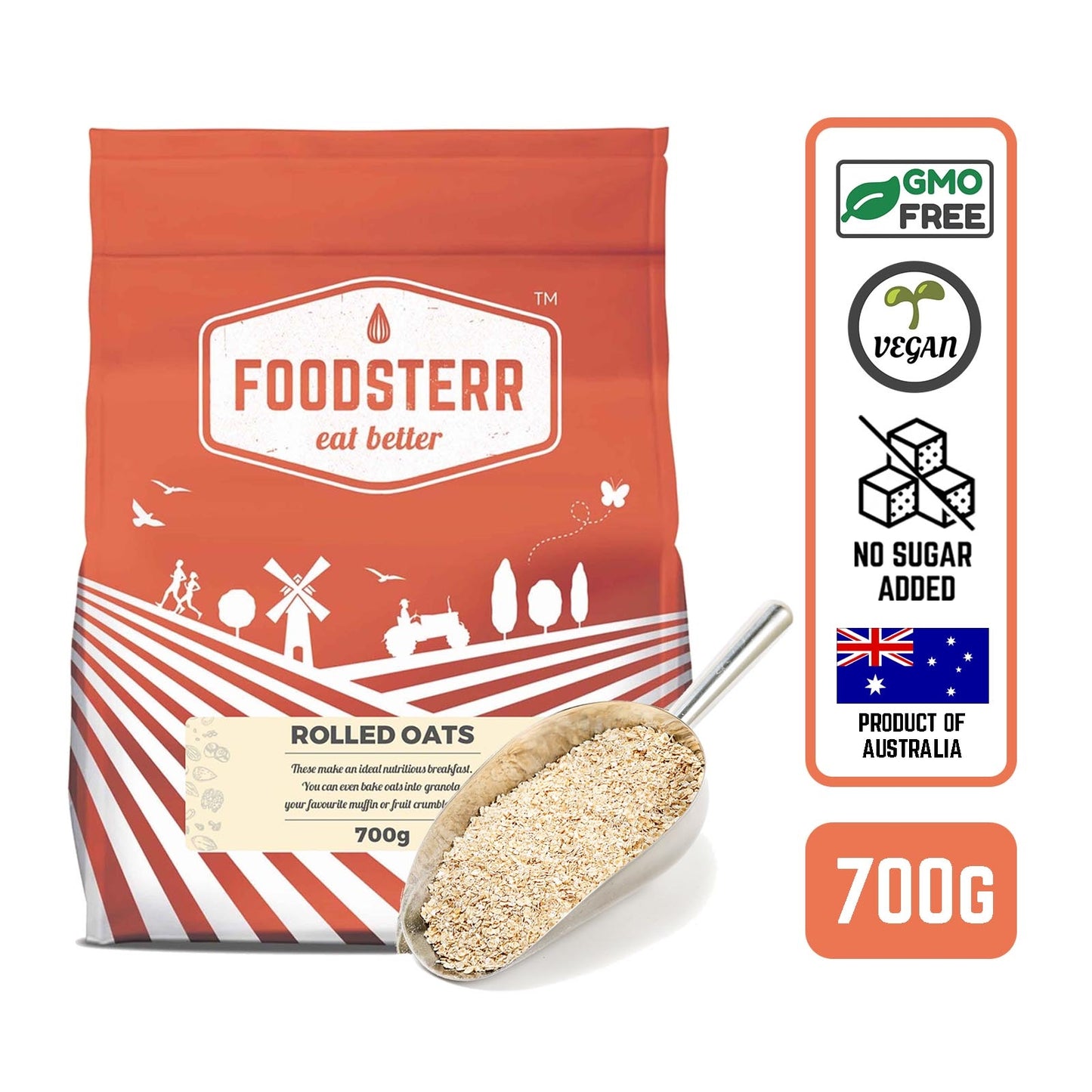 Rolled Oats, 700g - Foodsterr PTE LTD