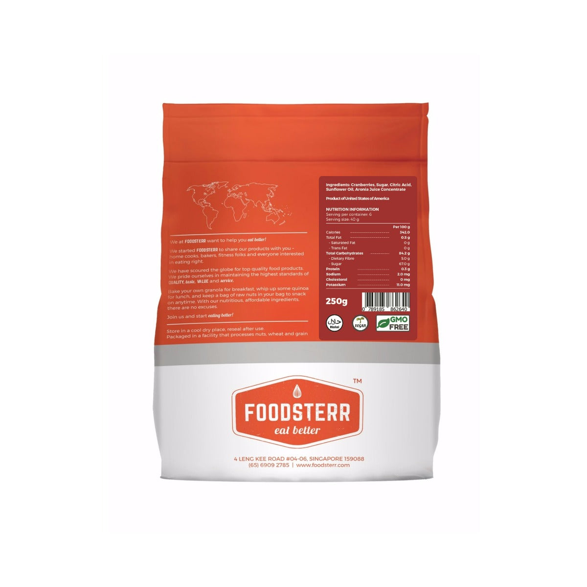 Ruby Dried Cranberries - Foodsterr PTE LTD