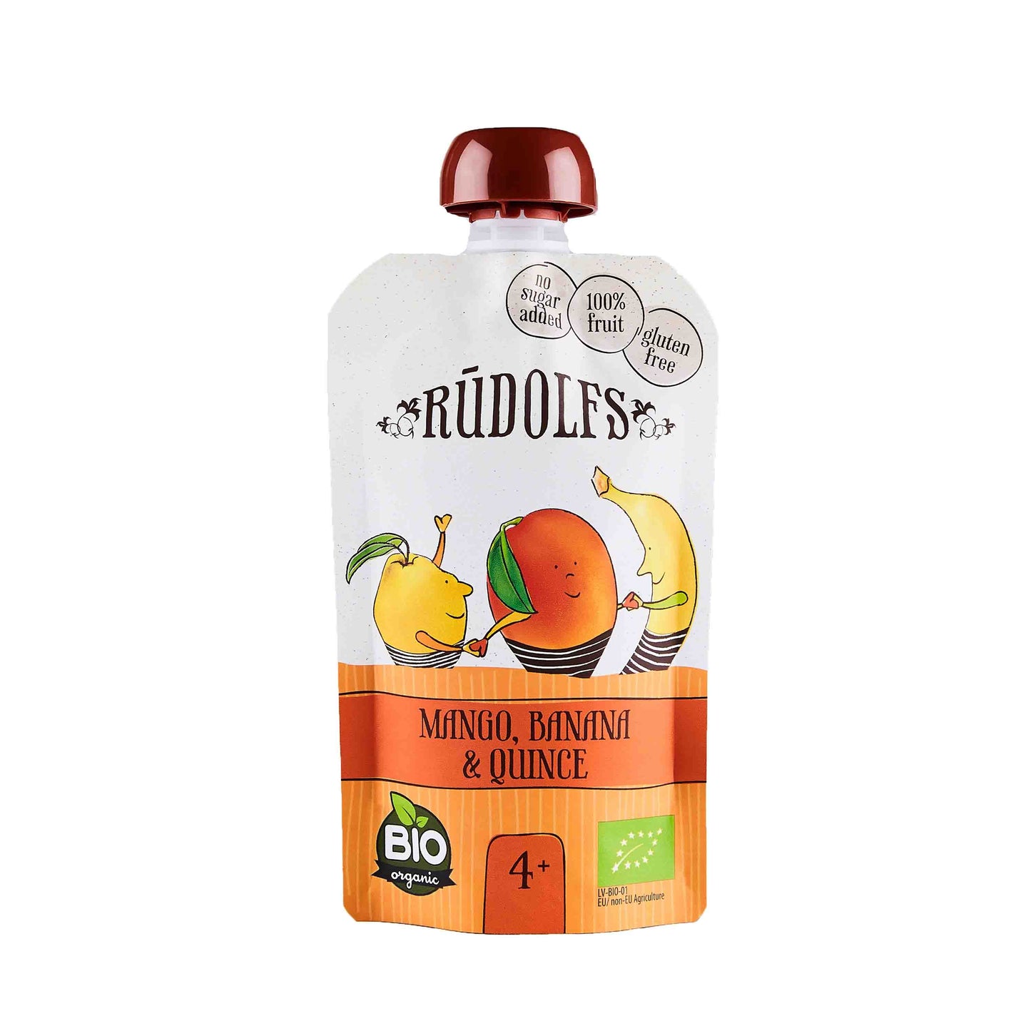 Rudolfs Organic Mango, Banana & Quince 4+ Months - Foodsterr PTE LTD