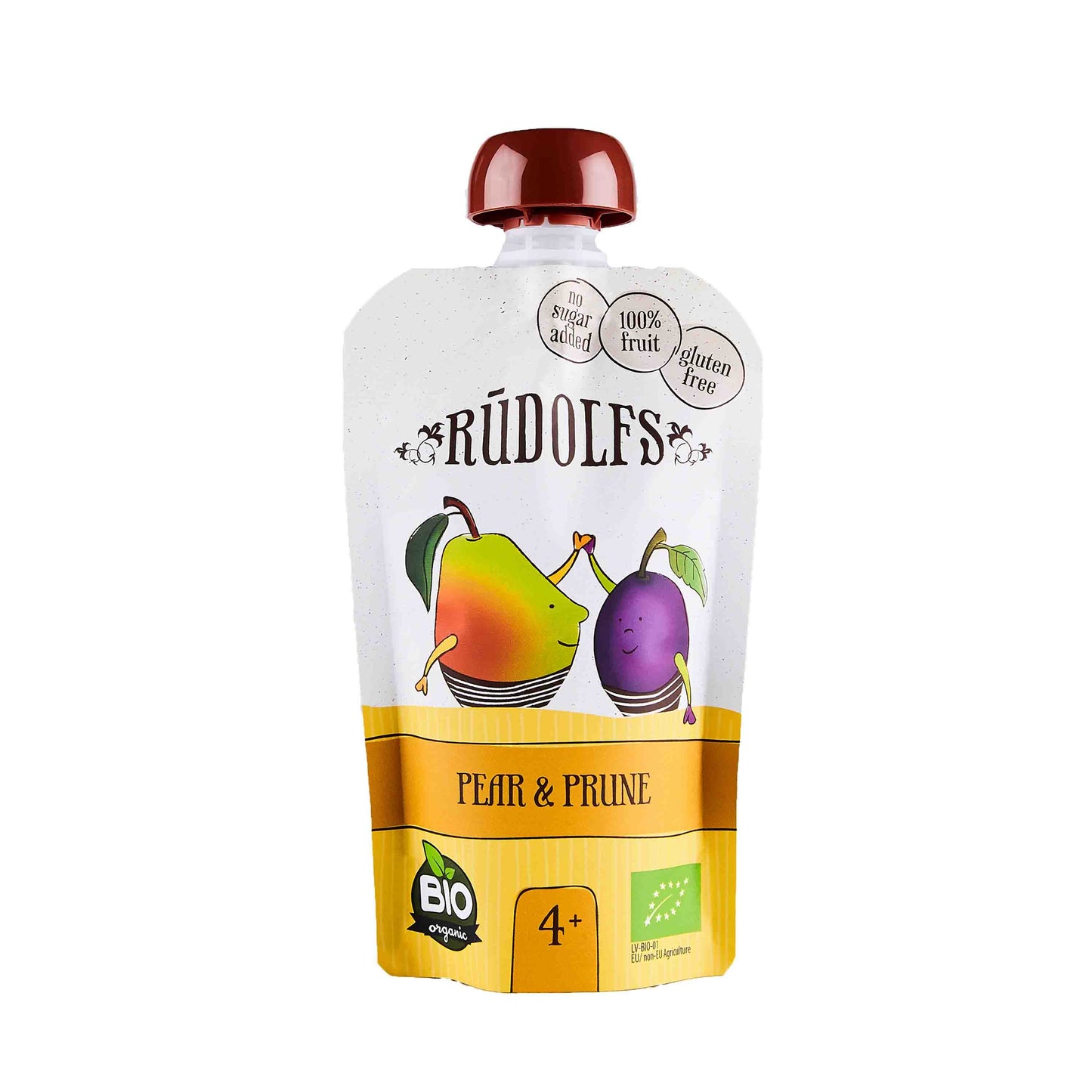 Rudolfs Organic Pear & Prune 4+ Months - Foodsterr PTE LTD