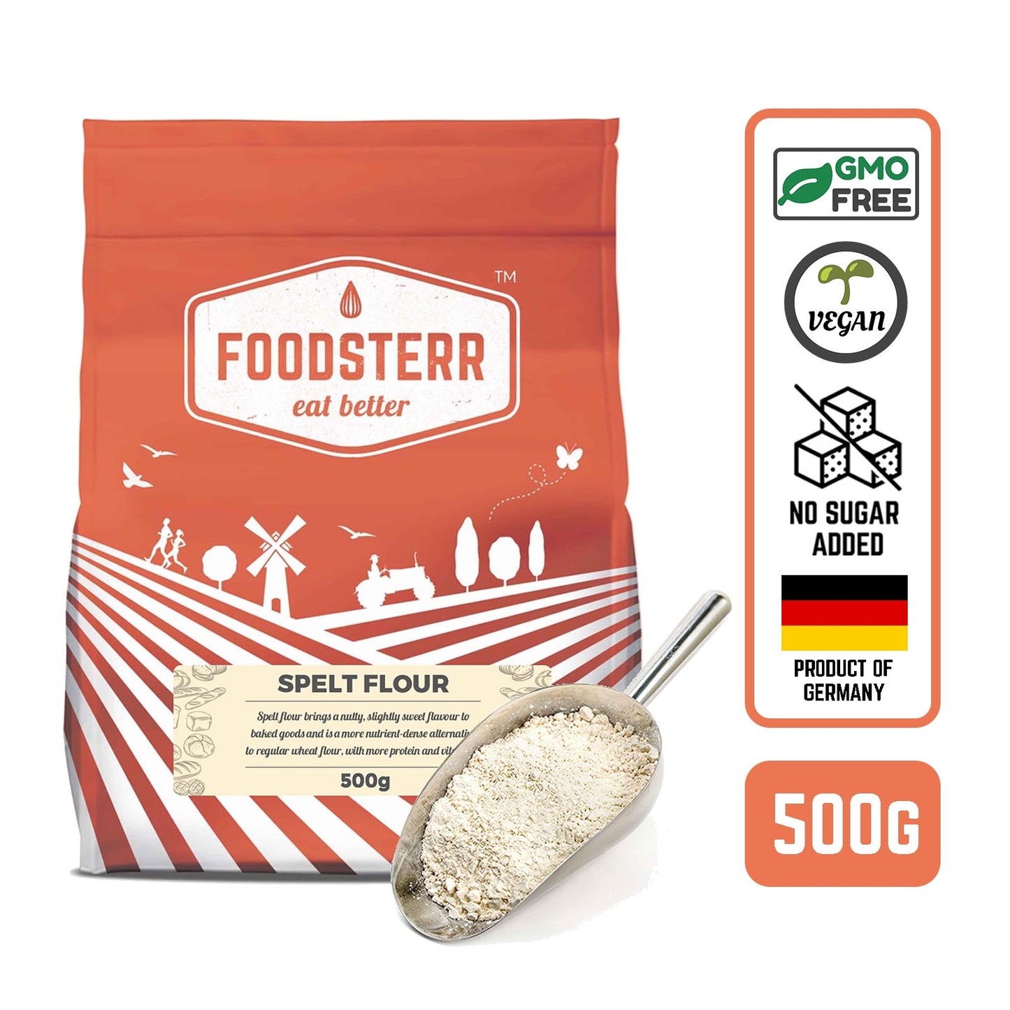 Spelt Flour (Unbleached) - Foodsterr PTE LTD