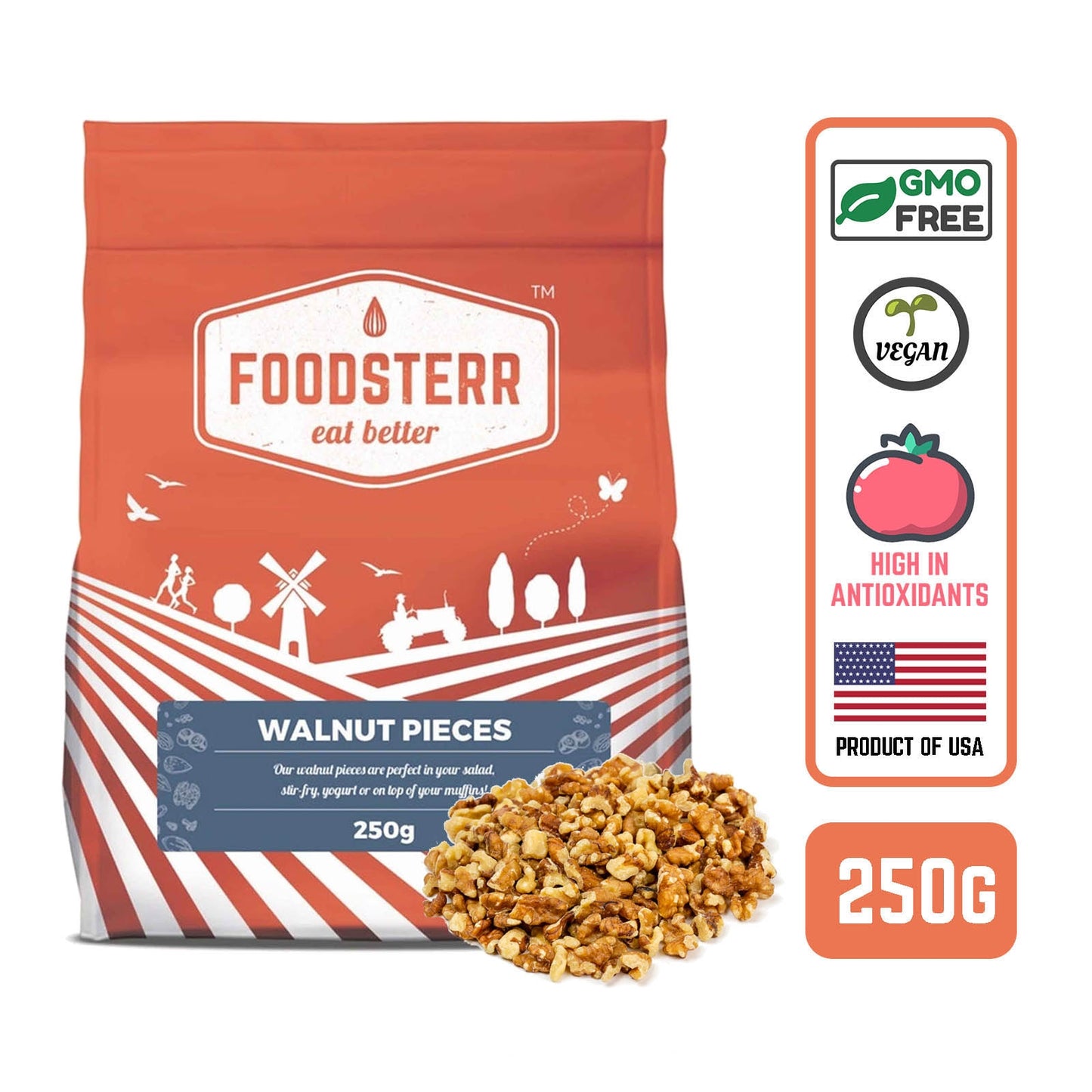 Walnut Pieces - Foodsterr PTE LTD