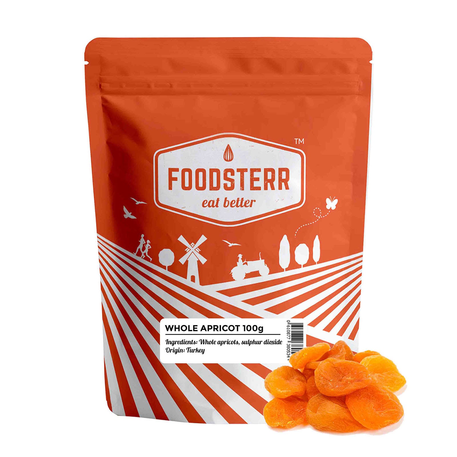 Dried Apricots, 100g - Foodsterr PTE LTD