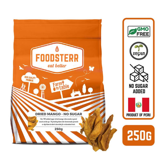Dried Mango - No Sugar, 250g - Foodsterr PTE LTD