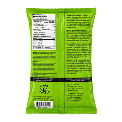 Casa Bonita Jalapeno Cheddar Cantina Style Tortilla Chip 63g