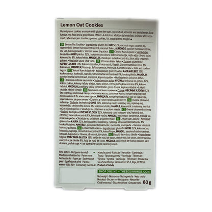 The Beginnings Oat Lemon Cookies, 80 g - Foodsterr PTE LTD