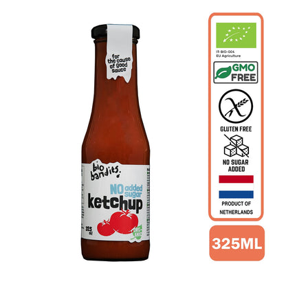 BioBandits Organic Unsweetened Ketchup, 325ml