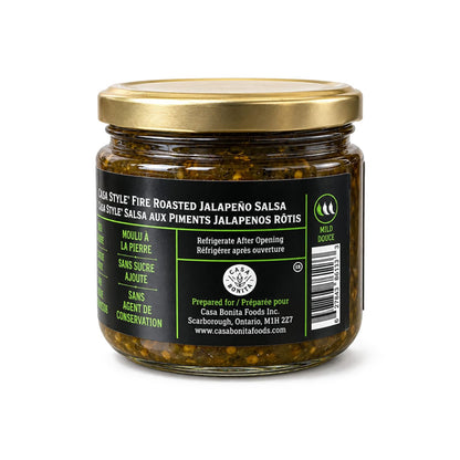 Casa Bonita Fire Roasted Jalapeno Salsa 300ml