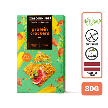 The Beginnings RAW Protein Crackers  80g