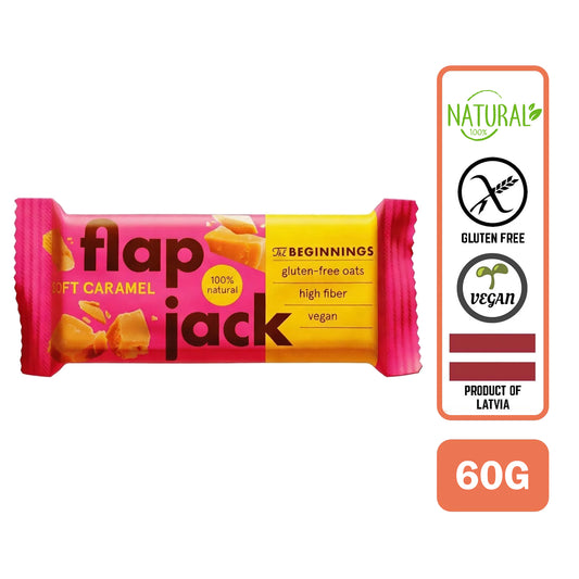 The Beginnings FlapJack Oat Caramel Bar 60g