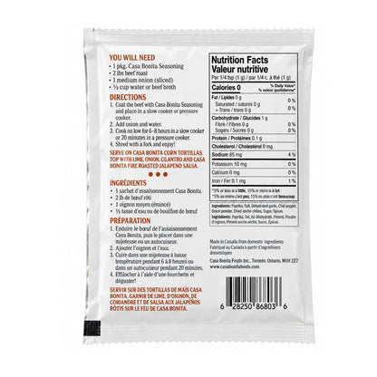 Casa Bonita Barbacoa Seasonings 30g