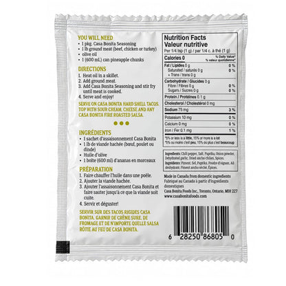 Casa Bonita Taco Seasonings 30g