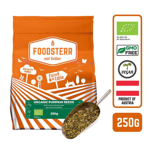 Organic Pumpkin Seeds, 250g