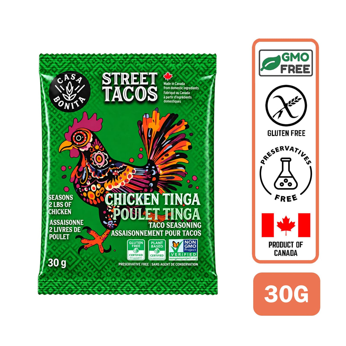 Casa Bonita Chicken Tinga Seasonings 30g
