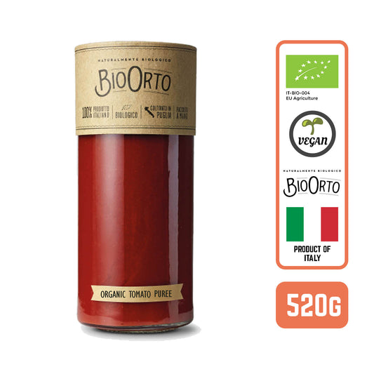 BioOrto Organic Tomato Passata Sauce with Lycopene, 520G