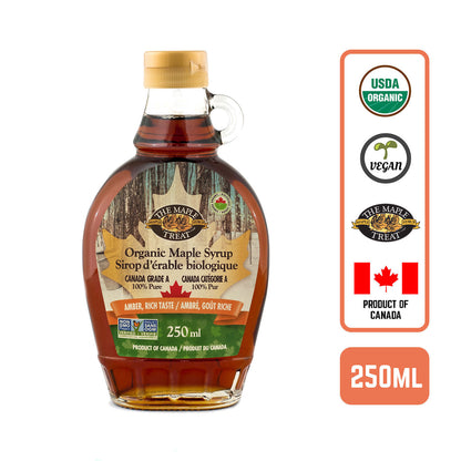 Organic Maple Syrup - Amber Rich 250ml