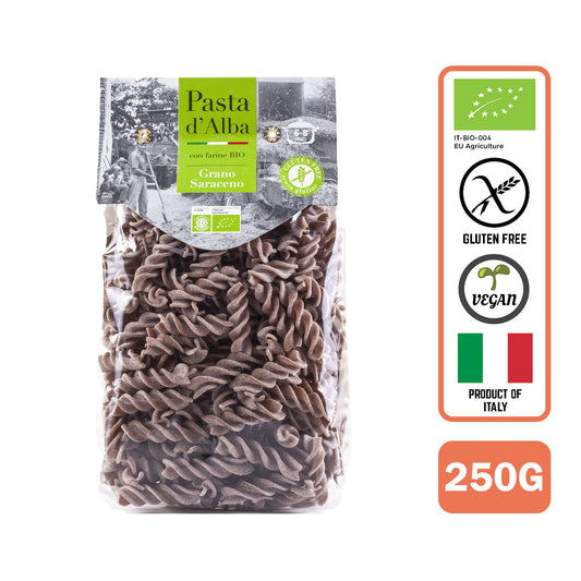 Pasta D'Alba Organic Gluten Free Artisanal Buckwheat Fusilli, 250G