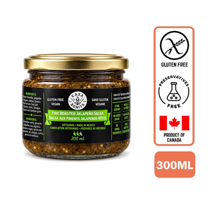 Casa Bonita Fire Roasted Jalapeno Salsa 300ml