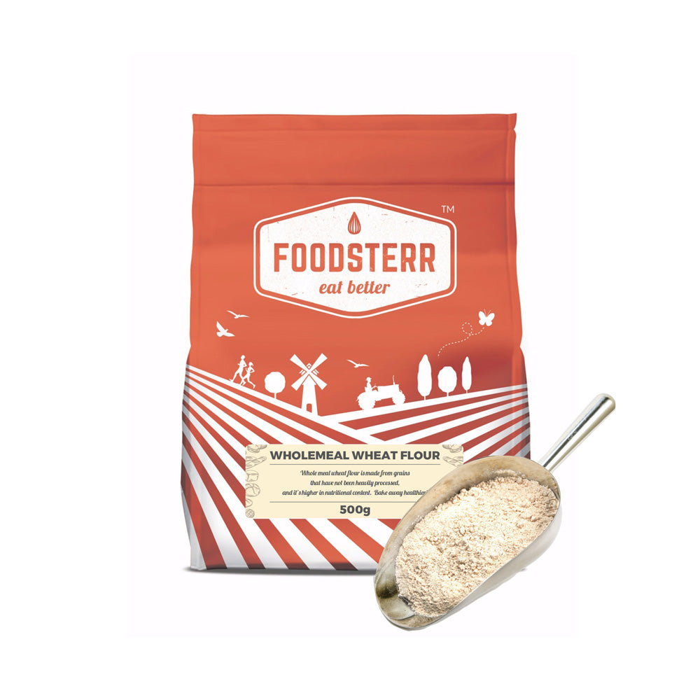 German Whole Meal Wheat Flour - Bright (Unbleached) - Foodsterr PTE LTD