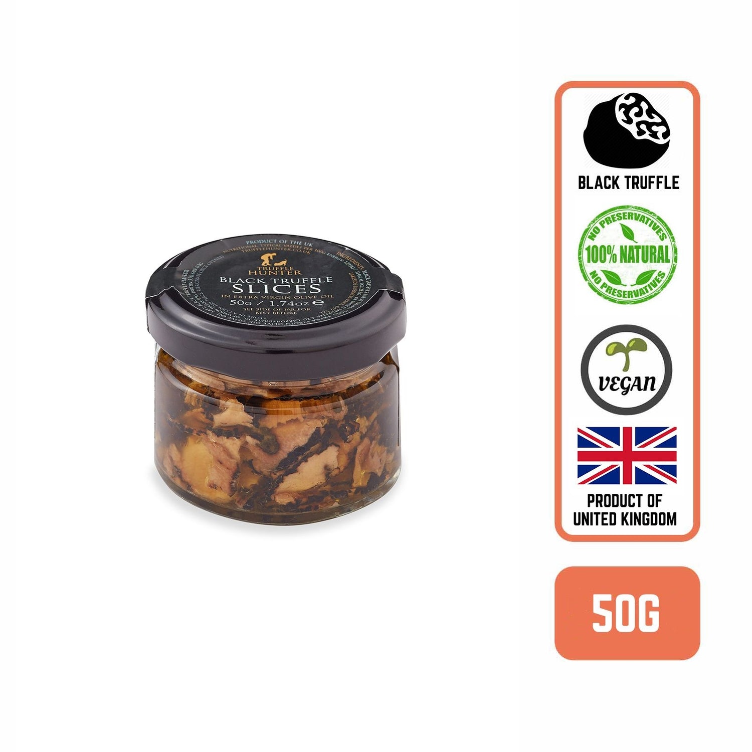 Truffle Hunter Black Truffle Slices, 50g - Foodsterr PTE LTD