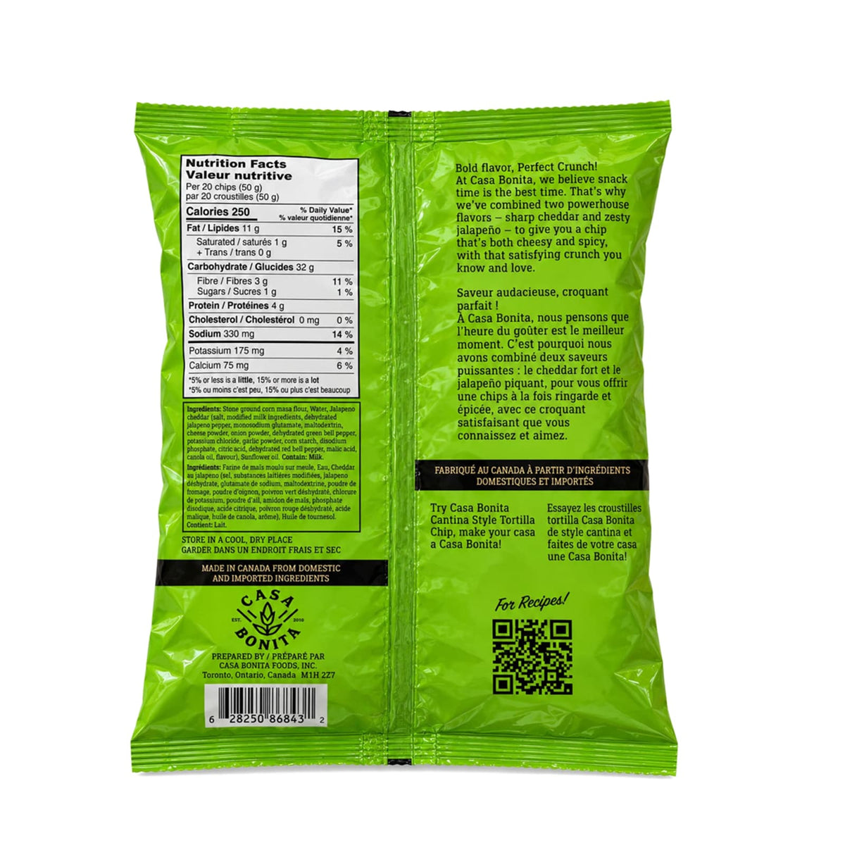 Casa Bonita Organic Mexican Cantina Style Tortilla Chips 300g