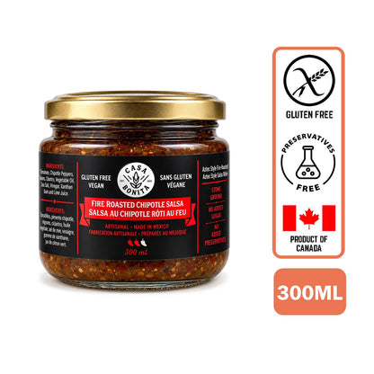 Casa Bonita Fire Roasted Chipotle Salsa 300ml