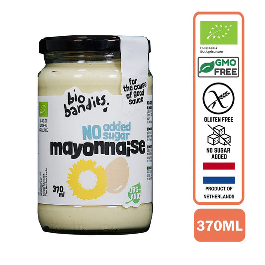 BioBandits Organic Sugar-Free Mayonnaise, 370ml