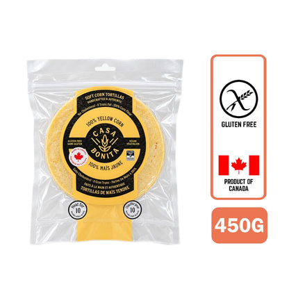 Casa Bonita Soft Yellow Corn Tortillas 450g