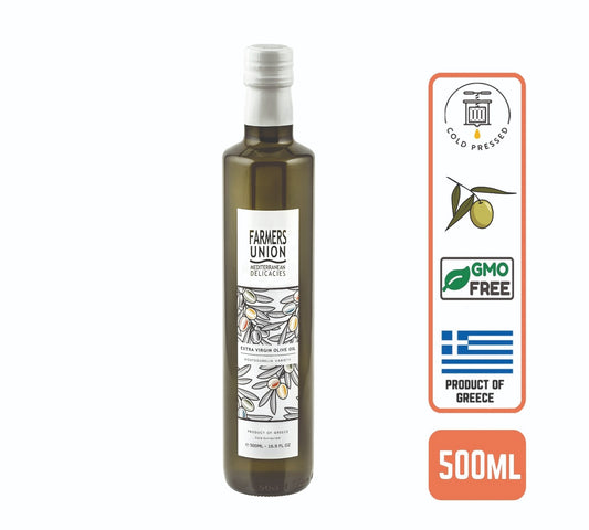 Farmers Union Extra Virgin Olive Oil Cold Pressed, 500ml - Conventional - Foodsterr PTE LTD