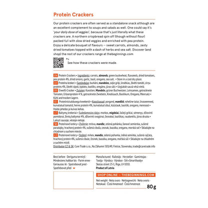 The Beginnings RAW Protein Crackers  80g