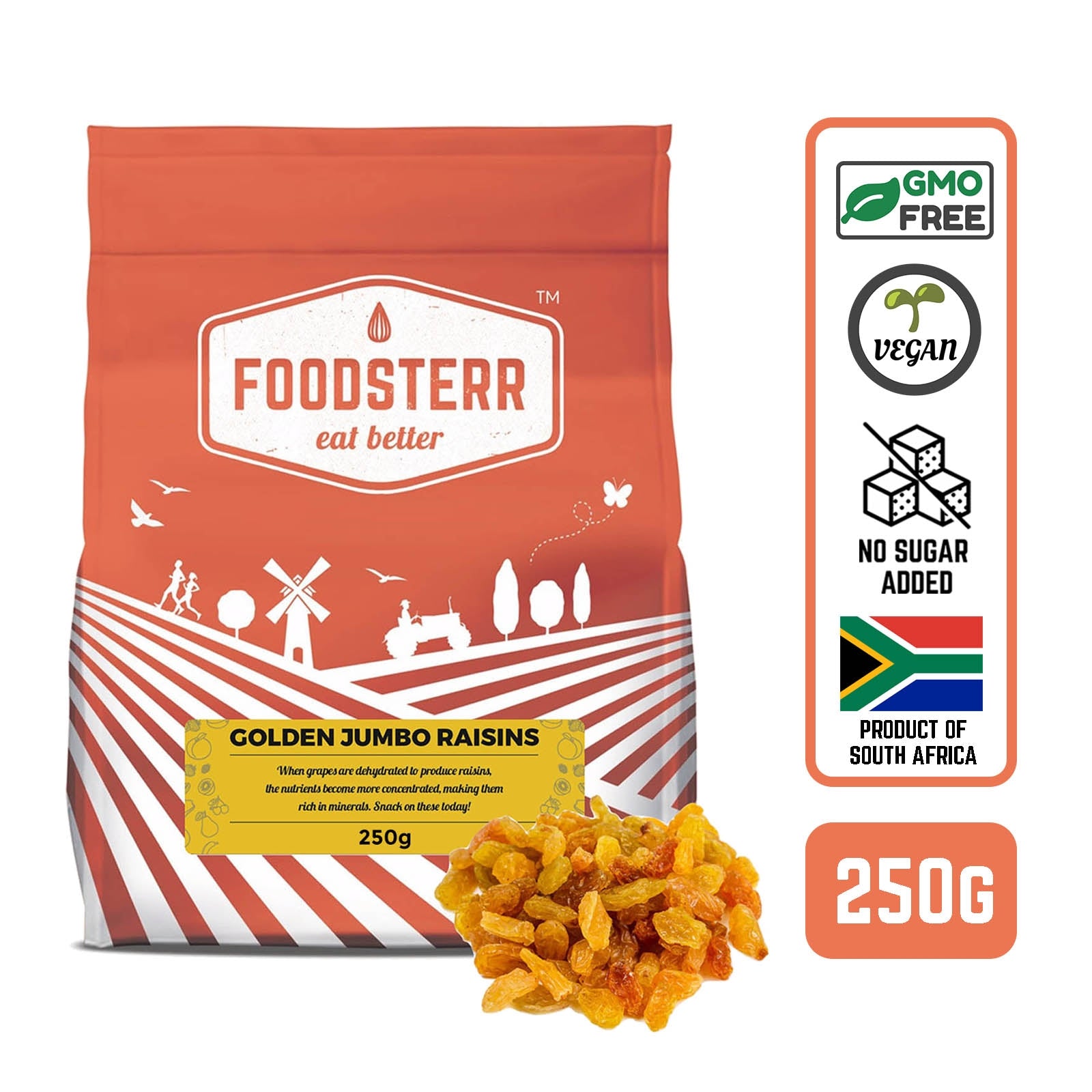 Golden Jumbo Raisins - Foodsterr PTE LTD