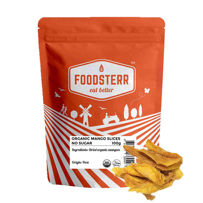 Organic Dried Mango (No Added Sugar) - Foodsterr PTE LTD