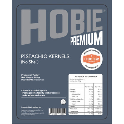 Pistachio Kernels (No Shell) - Foodsterr PTE LTD