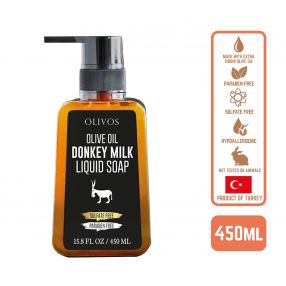 Olivos Olive Oil Donkey Milk Liquid Soap, 450ml