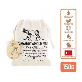 Olivos Olive Oil Organic Whole Milk Soap, 150g